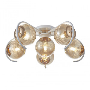 Потолочная люстра AMALFI 326208/5+1 WH+FG