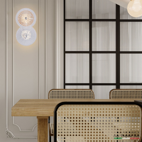 Настенный светильник Arte Milano 2.1252B.D150.H280.LED Ni