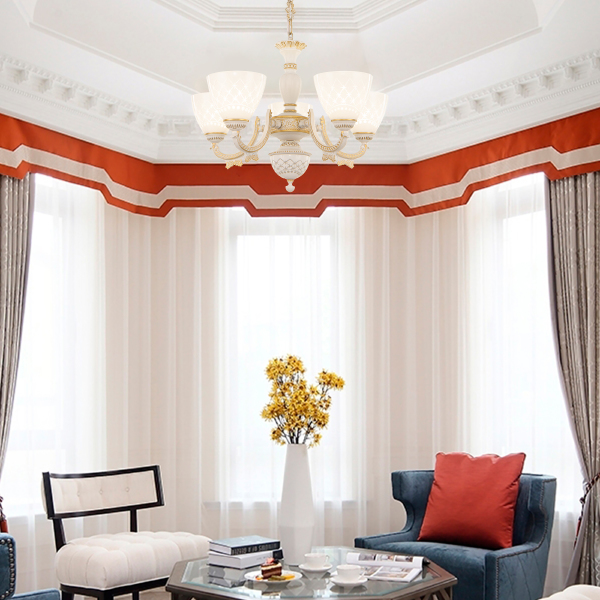 Подвесная люстра Am343837 343837/5 WT+G