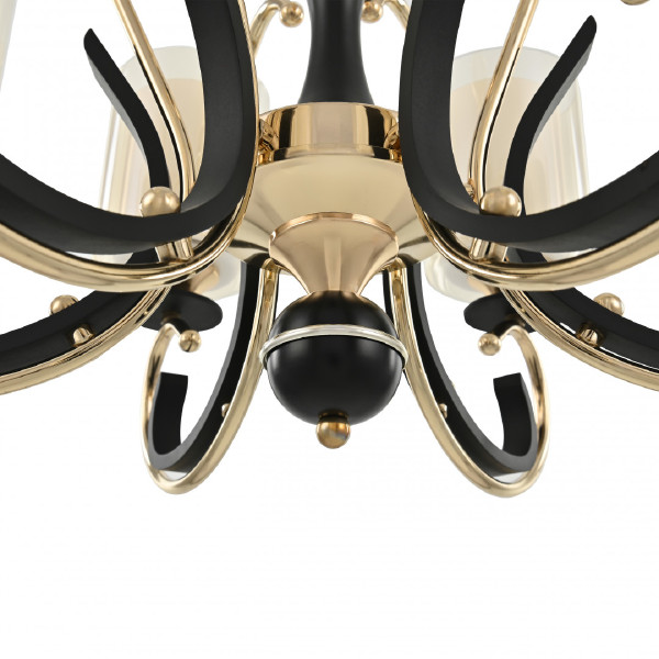 Подвесная люстра Florentia-2237 302237/6 Bk/Gd