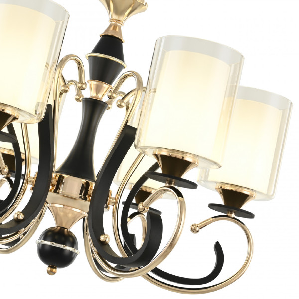 Подвесная люстра Florentia-2237 302237/6 Bk/Gd