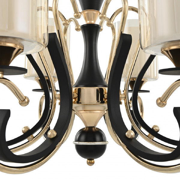 Подвесная люстра Florentia-2237 302237/6 Bk/Gd
