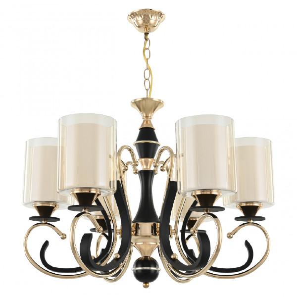 Подвесная люстра Florentia-2237 302237/6 Bk/Gd