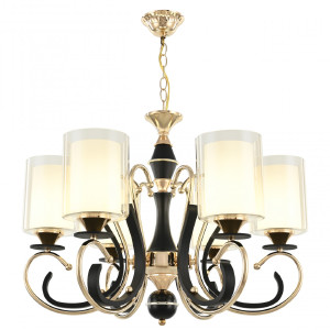 Подвесная люстра Florentia-2237 302237/6 Bk/Gd
