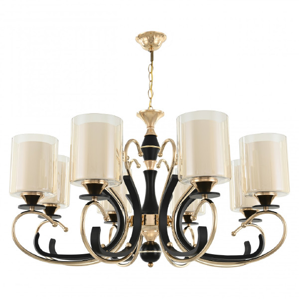 Подвесная люстра Florentia-2237 302237/8 Bk/Gd