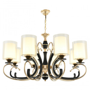 Подвесная люстра Florentia-2237 302237/8 Bk/Gd