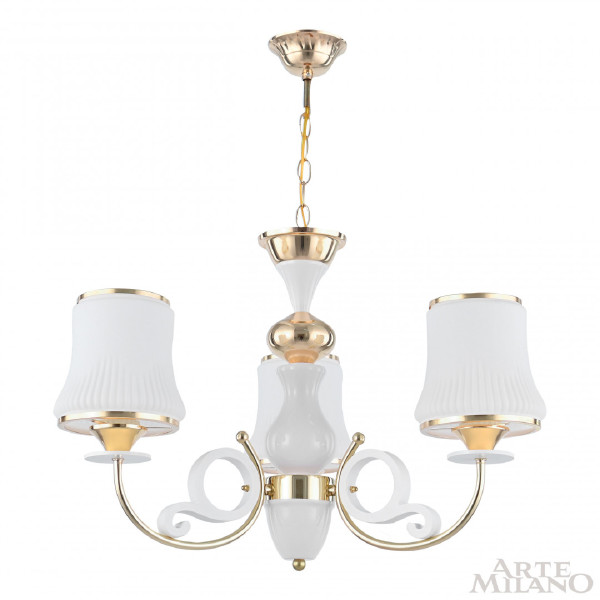 Подвесная люстра Florentia-1097 301097/3 Wh/Gd