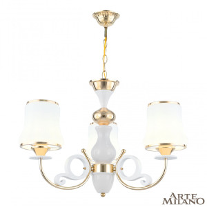 Подвесная люстра Florentia-1097 301097/3 Wh/Gd