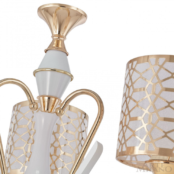 Подвесная люстра Florentia-1237 301237/3 Wh/Gd