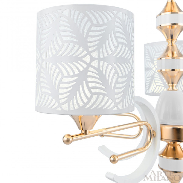 Подвесная люстра Florentia-2097 302097/6 Wh/Gd