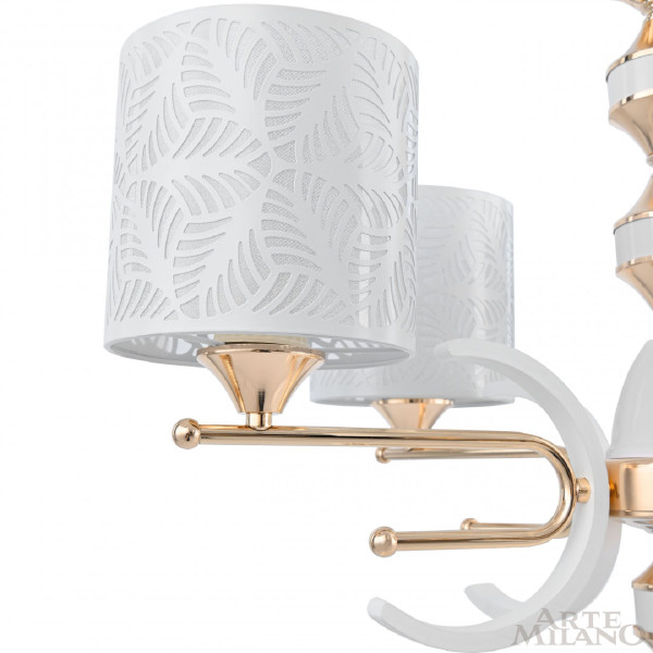 Подвесная люстра Florentia-2097 302097/6 Wh/Gd