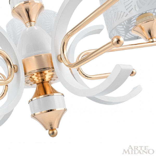 Подвесная люстра Florentia-2097 302097/6 Wh/Gd