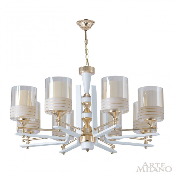 Подвесная люстра Florentia-6087 306087/8 Wh/Gd