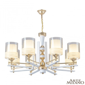 Подвесная люстра Florentia-6087 306087/8 Wh/Gd