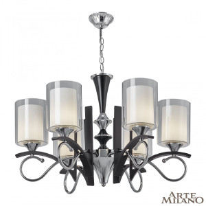 Подвесная люстра Florentia-9167 309167/6 Bk/Ni