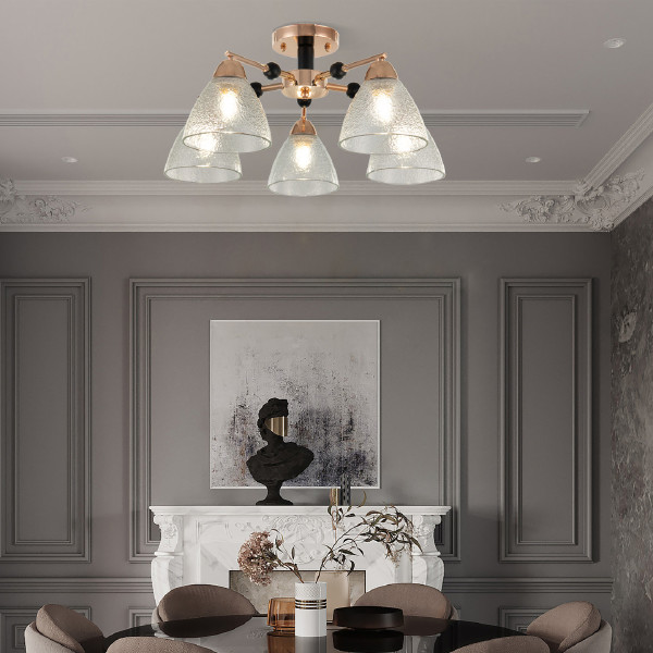 Потолочная люстра Napoli 324119/5 FG+BK