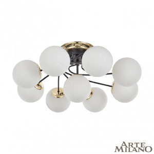 Потолочная люстра Neapolis76408 276408/8+1 BK/GD