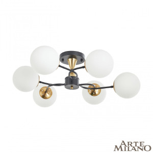 Потолочная люстра Neapolis76808 276808/6 BK/GD