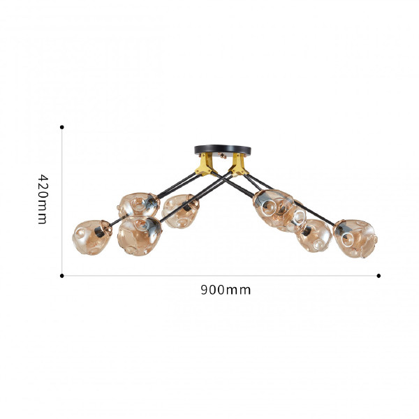 Потолочная люстра Amalfi 252588/8 Br