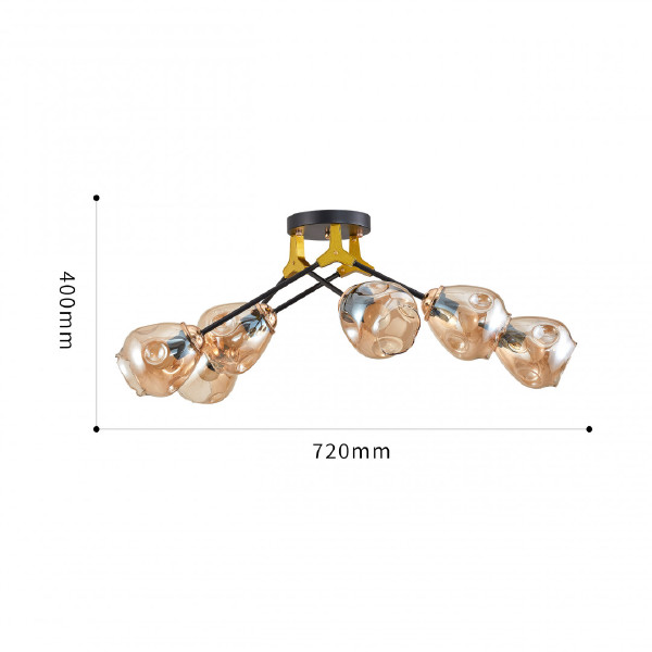 Потолочная люстра Amalfi 252588/6 Br