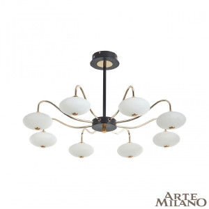 Потолочная люстра Neapol73908 273908/8 BK/GD