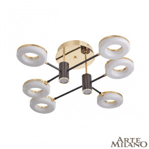 Потолочная люстра Ferrara71399 271399/6 BK/GD