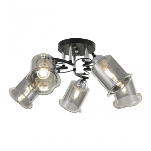 Потолочная люстра AMALFI 323219/5 CR+BK