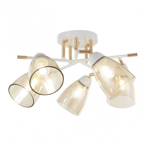 Потолочная люстра AMALFI 327410/5 FG+WH