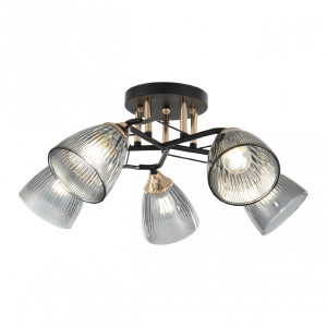 Потолочная люстра AMALFI 322610/5 BK+FG