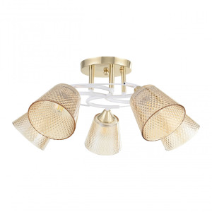 Потолочная люстра AMALFI 323006/5 FG+WT