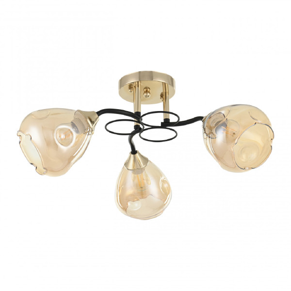 Потолочная люстра AMALFI 324106/3 FG+BK