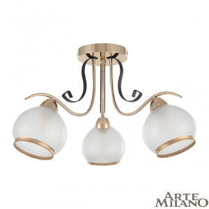 Потолочная люстра AMALFI 323306/3 FG+BK