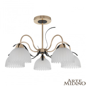 Потолочная люстра Napoli 327306/5 FG+BK
