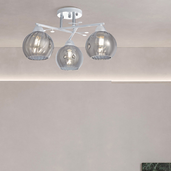 Потолочная люстра AMALFI 326508/3 WH+CR