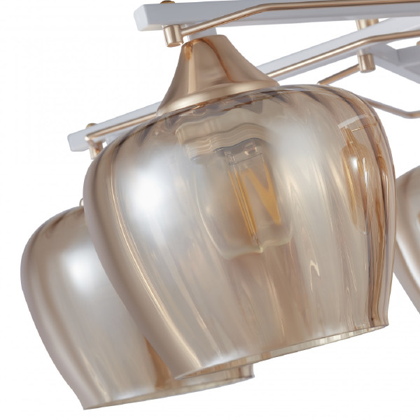 Потолочная люстра AMALFI 329508/5 WH+FG