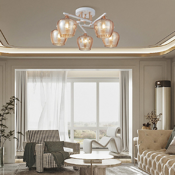 Потолочная люстра AMALFI 329508/5 WH+FG