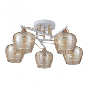 Потолочная люстра AMALFI 329508/5 WH+FG