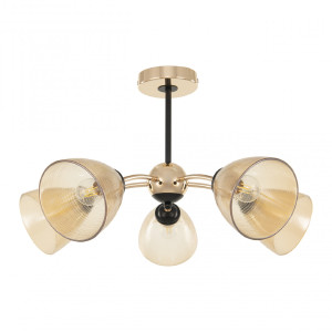 Потолочная люстра Napoli 329007/5 GD.BK