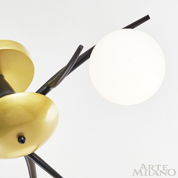 Потолочная люстра Neapolis73408 273408/3 BK/GD