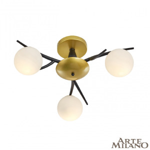 Потолочная люстра Neapolis73408 273408/3 BK/GD