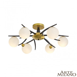 Потолочная люстра Neapolis73408 273408/6 BK/GD