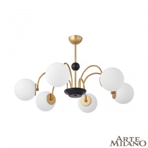 Потолочная люстра Napoli 312066/D850/6 BS/BK