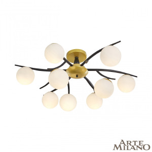 Потолочная люстра Neapolis73408 273408/9 BK/GD