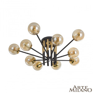Потолочная люстра Neapolis73708 273708/10 BK/GD