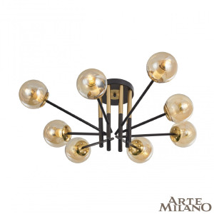 Потолочная люстра Neapolis73708 273708/8 BK/GD