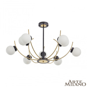 Потолочная люстра Neapolis76169 276169/9 BK/GD