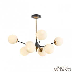 Потолочная люстра Neapolis79808 279808/8 BK/GD