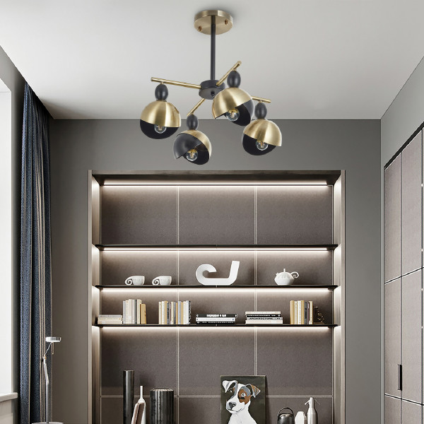 Потолочная люстра Neapolis71307 271307/4 BK/GD
