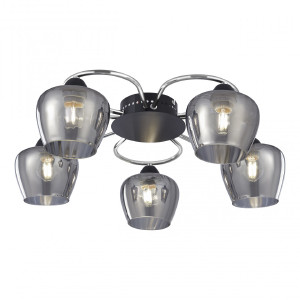 Потолочная люстра AMALFI 321508/5 CR+BK