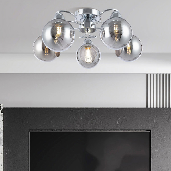 Потолочная люстра AMALFI 329207/5 CR